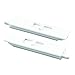 Prime-Line F 2734 Tilt Latch Pair, White Plastic Construction, Spring Loaded, Snap-In