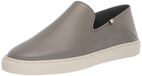BOSS Men's Rey Leather Slip on Sneaker