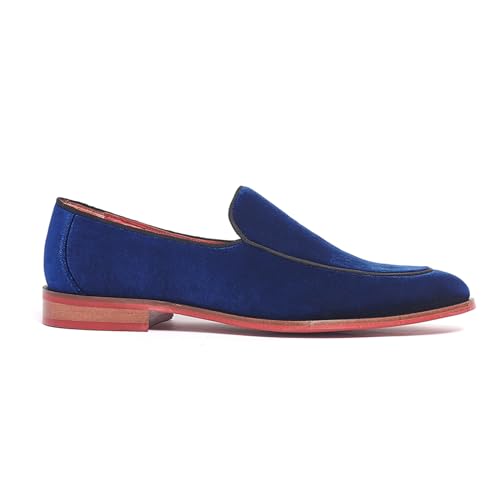 Carlos Santana Prince Velvet Loafer for Men | Easy Slip-on Style | Slip Resistant Rubber Outsole & Cushioned Leather Footbed2
