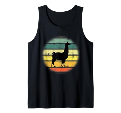 Camisa vintage de llama para mujeres amantes de la llama para niños y niñas Camiseta sin Mangas