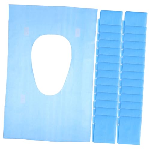 Fundas desechables para inodoro PRETYZOOM de papel, cojín protector para parques de diversiones 2