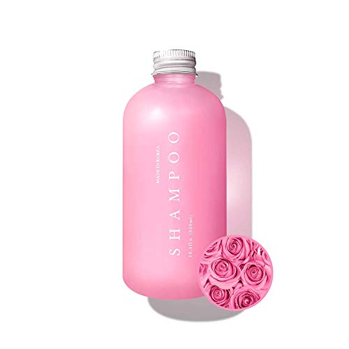 Formula of Beauty Korean Shampoo - Damaged, Oily Hair, Scalp Care l Natural and Plant Based Ingredients l Long Lasting Fragrance Scent l Paraben, Sulfate Free (Call Me Rose/10.5 fl oz / 300 ml)