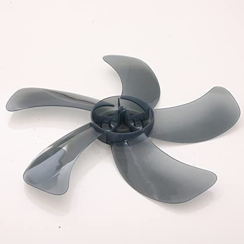 Dpois Plastic Fan Blade Leaves Universal Household Standing Pedestal Fan Table Fanner Replacement Part With Nut Cover Type L 15 Inch #TOP2