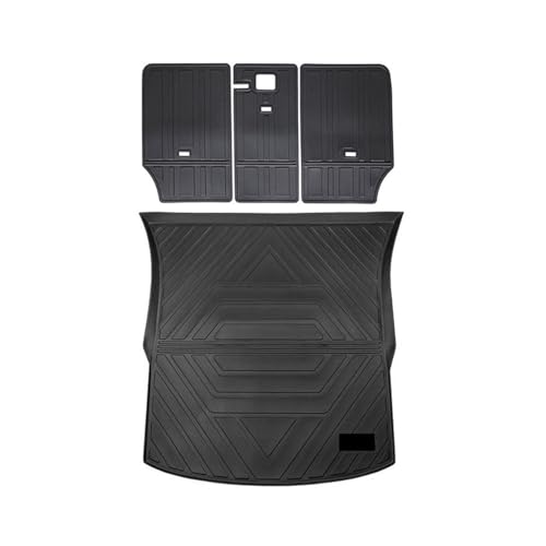 Tapis coffre pour Modèle Y avec bac rangement inférieur et revêtement de protection dossier TPE