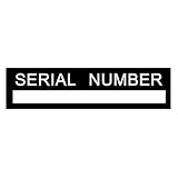 Beyondcity Trailer Car Quadbike Serial Number Chassis Number ID tag All-Chassis-vin-Plate # VIN Serial ID TAG Plate Data Blank CAR Truck HOT Rod Equipment Trailer