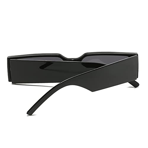 90s Retro Sunglasses Trendy Plastic Frame Small Rectangle Sunglasses Unisex Eyewear AZ95484