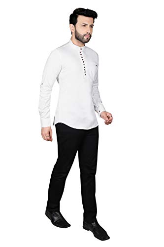 Tathastu Mens Cotton Kurta Tunic Shirt3