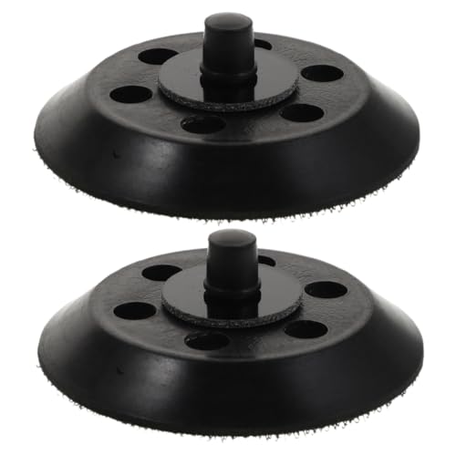 Holibanna 2pcs Automotive Polishing Backing Plate Durable Drill Buffing Plate for Sanding Disc Compatible with Various Sandpaper Machines for Car Finish