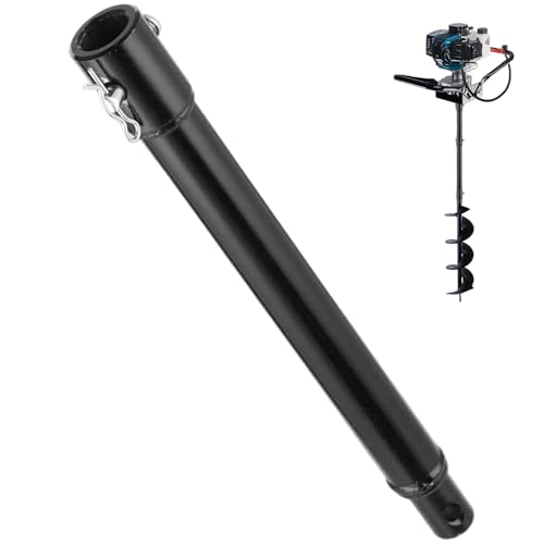 Pole de extensión de barrena de 12 pulgadas Extensor de broca de perforación de metal de 12 pulgadas Fácil de instalar la extensión de perforación del agujero espiral del jardín