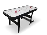 Gamesson Eagle Folding Air Hockey Table - L4'6" | Electronic Scorer | High-Gloss Surface | Collapsible for Easy Storage | Complete with Pucks & Pushers | Perfect for Adults & Children