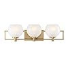 DESIGNERS FOUNTAIN 94503-BG 24in Cowen 3 Bathroom Vanity Light Fixture, Brushed Gold