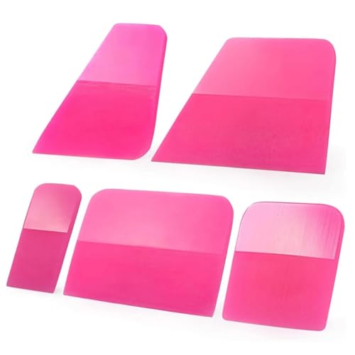 Hxhsgmeh 5-In-1 Auto-Rakel-Set Pink