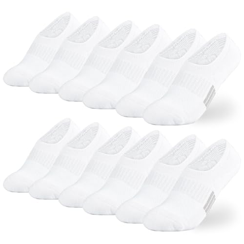 No Show Socks Womens Ankle Socks Cushioned Low Cut Athletic Socks Running Socks Workout Socks 3/6 Pairs