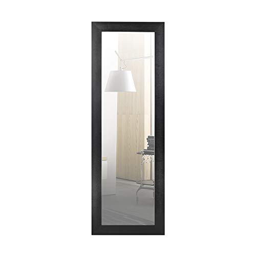 BD ART Wandspiegel Deko Garderobenspiegel Ganzkörperspiegel 53cm x 153cm , Design Snake Grau Cover