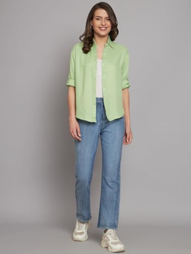Image of FUNDAY FASHION Women's Rayon Blend Regular Fit Long Sleeve All Purpose Shirt