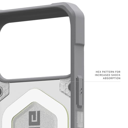 Image of Urban Armor Gear UAG Pathfinder Clear Magnetic Compatible, Rugged Shockproof Anti-Slip Military Grade Protective Case /Cover Designed for iPhone 17 Pro Max (2025) - Ash /Black