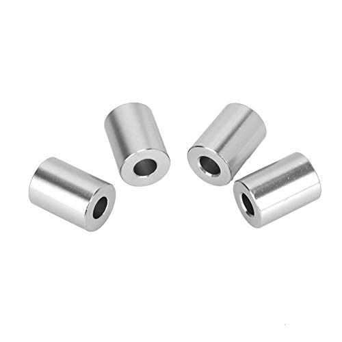 Spacer Riser, Spacer Riser, Qiilu Duokon Hood Spacer Riser, Car Aluminum Alloy Engine Hood Ventilation Spacer Riser Spacer Riser Kit Fit For 6Mm Motor(Silver) #TOP3