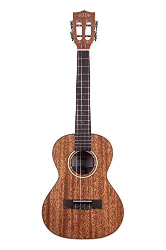Kala KA-SMH-TG UC-T Ukulélé ténor en acajou brillant avec étui - Les Beatles, Paul McCartney, John Lennon, RIngo Starr, George Harrison Kala KA-SMH-TG UC-T Ukulélé ténor en acajou brillant avec étui