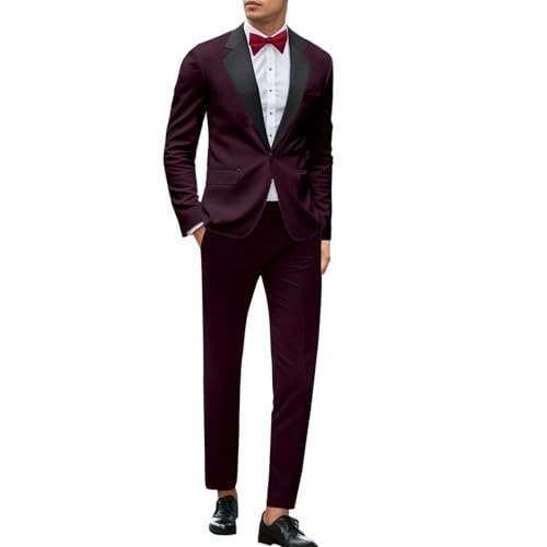 Costume de mariage homme 3 pièces ajusté pour silhouette parfaite sans pli
