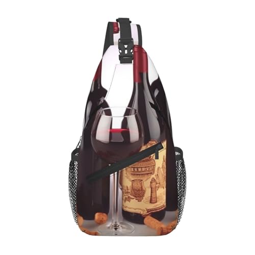 Bolso cruzado para hombre mochila de pecho color negro miniatura 1
