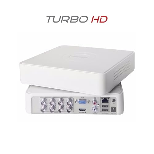 Image of HIKVISION 2MP 1080P 8 Channel DVR, 2MP 2 Dome & 6 Bullet Cameras [Night Vision + EXIR Technology + Motion Detection + HDTVI] + 1 TB HDD + 8CH SMPS + CCTV Cable + BNC /DC