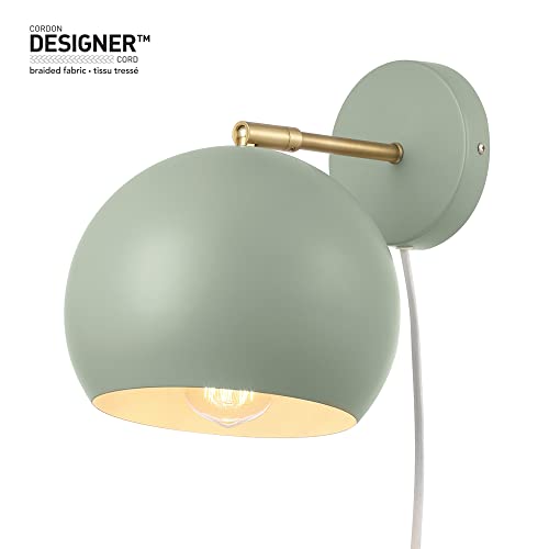 Globe Electric 65866 Willow 1-Light Plug-In Or Hardwire Wall Sconce thumb #4