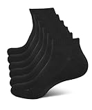 Elina fashion Ankle Socks 6 Black Pack of 6 Size - 14 to 16