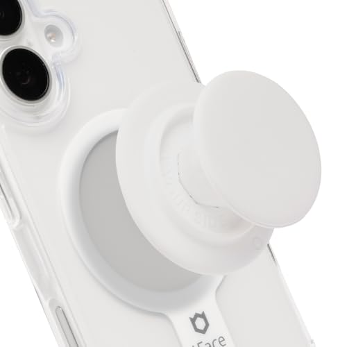 iFace MagSynq Grip Holder MagSafe対応 スマホグリップ (ホワイト)【 アイフェイス スマホスタンド スリム 落下防止 】