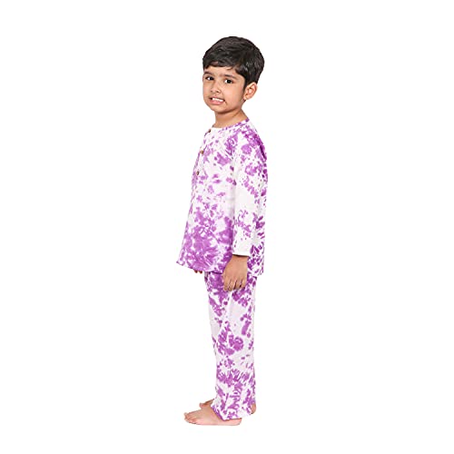 Image of Cotton Night Suit for Boys & Girls | Kids Pajama Set | Baby Girls Top-Pant Set | Kids Dress