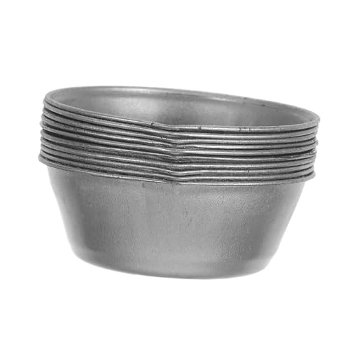 Angoily Enhance Your Artistic Touch: 10pcs Round Palette Paint Mixing Trays Spout for Model Painting