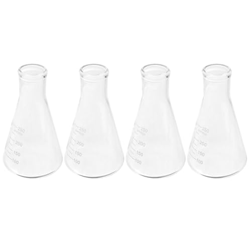 Fiole conique en verre épaissie incassable pour éviter les chutes