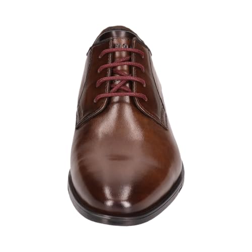 Image of Bugatti Men's Brown Leather Formal Derby Shoes