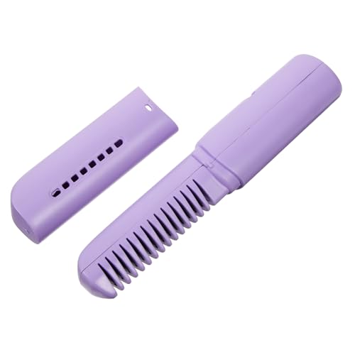 Cepillo alisador de cabello recargable USB portátil miniatura 1