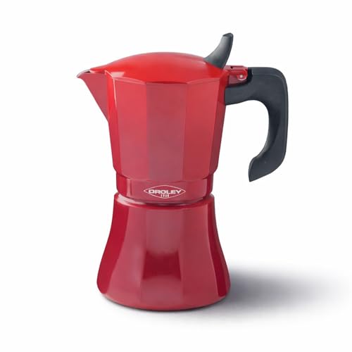 Oroley CAFETERA 6 TAZAS. PETRA ROJA