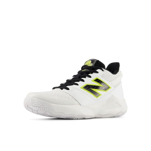 New Balance Kid's Coco CG2 Tennis Shoe, White/Black, 3 M Little Kid