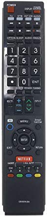 Aurabeam GB005WJSA Replacement TV Remote Control for Sharp Aquos Television (RRMCGB005WJSA)