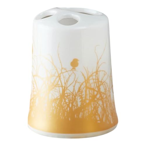 Image of Kookee Ceramic Toothbrush Holder - Stylish & Durable Bathroom Organizer (1 Piece) Multi (08188-TH)