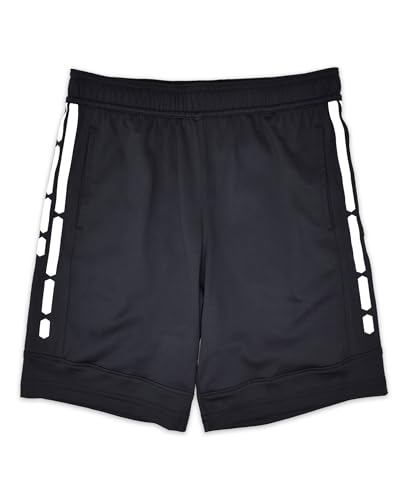 andrew scott boys active performance amp mesh style basketball sport shorts - multi packs