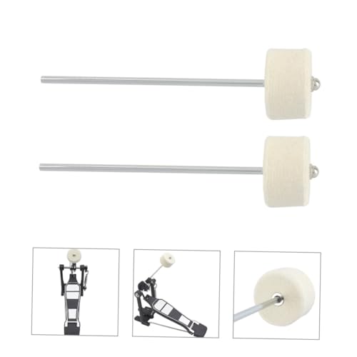Púas dobles para pedal de bombo TIDTALEO 2 piezas miniatura 3
