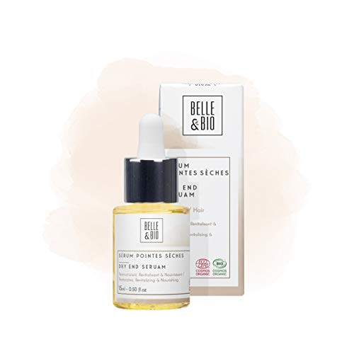Belle&Bio Sérum Pointes Sèches Sans Rinçage Certifié Bio Par Ecocert 15 Ml
