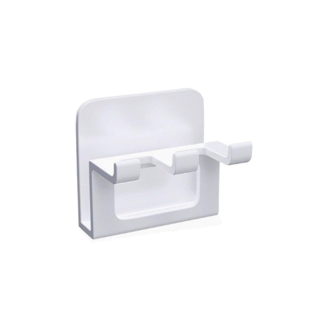 Portacepillos De Dientes para Baño Y Ducha Portacepillos De Dientes Y Portavasos Pasta For Varias Personas Montado En La Pared(White,2pcs)