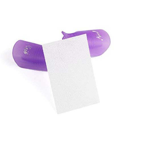 Jiulory Nail Polish Remover Clips Set 10 + 1000 Pcs Soak Off Nail Gel Polish Remover Clip Caps 1000 Pcs Lintfree Nail Wipes Cotton Pads Wraps For Uv Gel Acrylic Nail Polish Removal (Purple) #TOP5