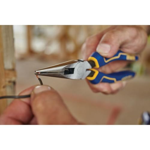 Alicates de punta larga Irwin Vise-Grip 1968337 de 8 " para corte de cables y electricidad 6