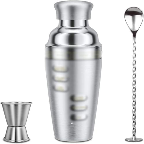 Set coctelera acero inoxidable 17 piezas para bar miniatura 1