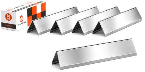 QuliMetal 15.3 Flavorizer Bars for Weber Spirit 300 and GS4 Spirit II 300 Series Spirit E/S310 E/S315 E/S320 E/S330 Grills with Front Control Knobs Grill Parts for Weber 7636 Stainless Steel