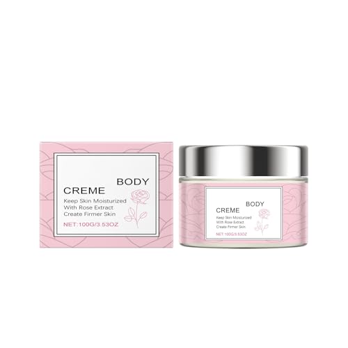 Crema Corporal ChampáN, Crema Facial Reafirmante Para Mujer Para Piel Seca (Rosa, 100G)
