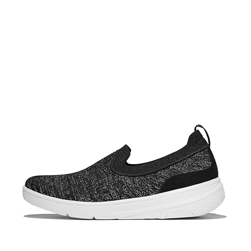 Image of FitFlop Super-Q Knit Slip-Ons