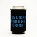 Detroit Shirt Company The Lions Make Me Drink Cotton T-Shirt for Mens with Matching Can Wrap Black (X-Large)