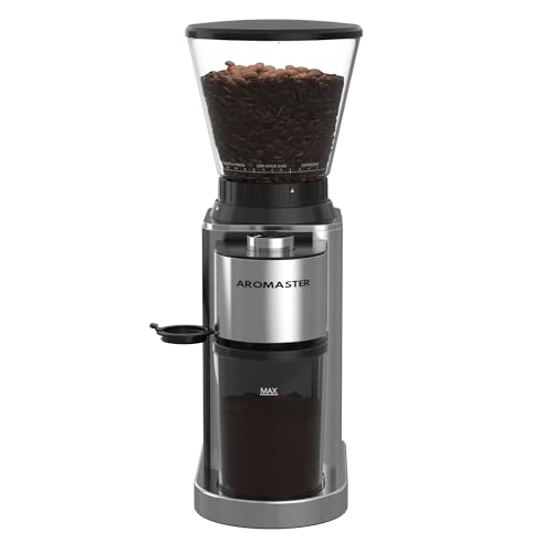 Aromaster Burr Coffee Grinder With 48 Grind Settings