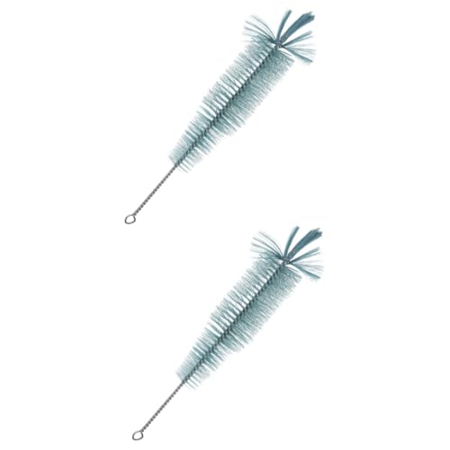 minkissy 2pcs Bottle Brush Water Bottle Scrubber Narrow Neck Bottles Cleaner Kettle Cleaner Brushes Bottle Washing Brush Waterbottle Decanter Brushes for Cleaning Green Iron